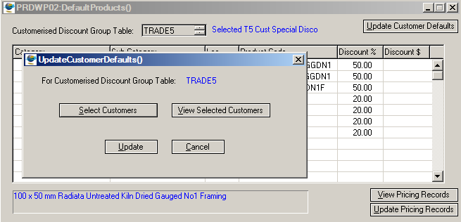 Customerised Pricing4